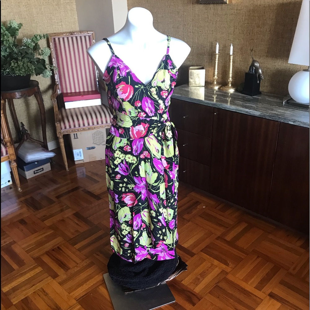 NWOT DRESS/ Sundress.Size S/M 100%Silk  Made inUSA